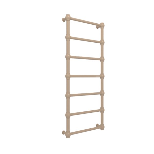 Grzejnik drabinkowy TERMA RETRO, podłączenie SX, wym. 1170 x 504 mm, kolor jasna miedź, moc 308W