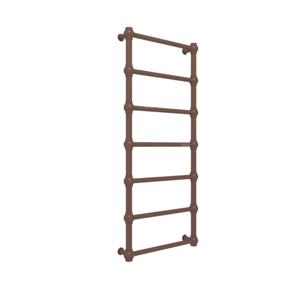 Grzejnik drabinkowy TERMA RETRO, podłączenie SX, wym. 1170 x 504 mm, kolor brązowy orzechowy RAL8011, moc 308W