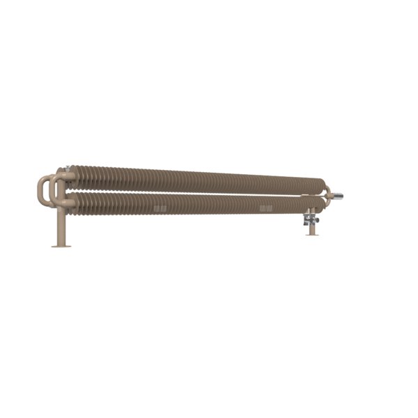 Grzejnik drabinkowy TERMA RIBBON HSD, podłączenie YP, wym. 190 x 1540 mm, kolor jasna miedź, moc 1207W