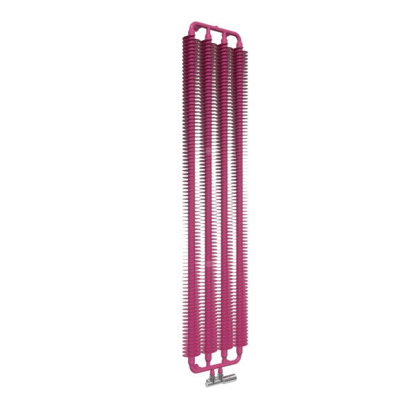 Grzejnik drabinkowy TERMA RIBBON V, podłączenie ZX, wym. 1720 x 390 mm, kolor telemagenta RAL4010, moc 872W