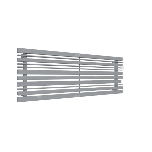 Grzejnik drabinkowy TERMA SHERWOOD H, podłączenie O1, wym. 440 x 1300 mm, kolor szary RAL7045, moc 701W