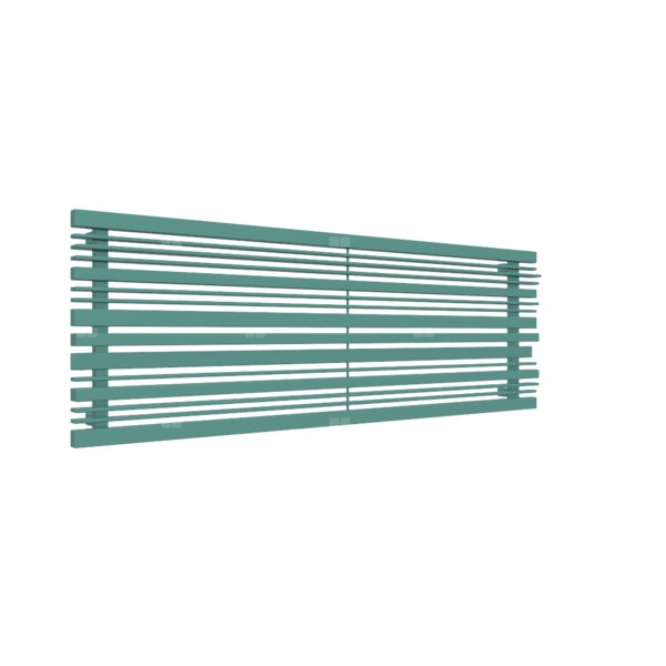 Grzejnik drabinkowy TERMA SHERWOOD H, podłączenie O1, wym. 540 x 1600 mm, kolor miętowy turkusowy RAL6033, moc 1057W