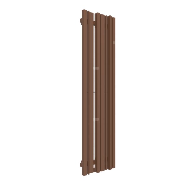 Grzejnik drabinkowy TERMA SHERWOODV, podłączenie ZX, wym. 1300 x 330 mm, kolor brązowy płowy RAL8007, moc 602W