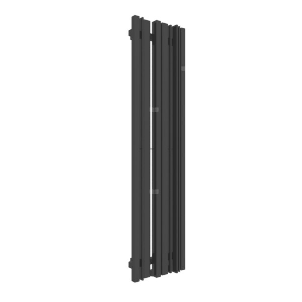 Grzejnik drabinkowy TERMA SHERWOODV, podłączenie Z8, wym. 1300 x 330 mm, kolor czarny sygnałowy RAL9004, moc 602W