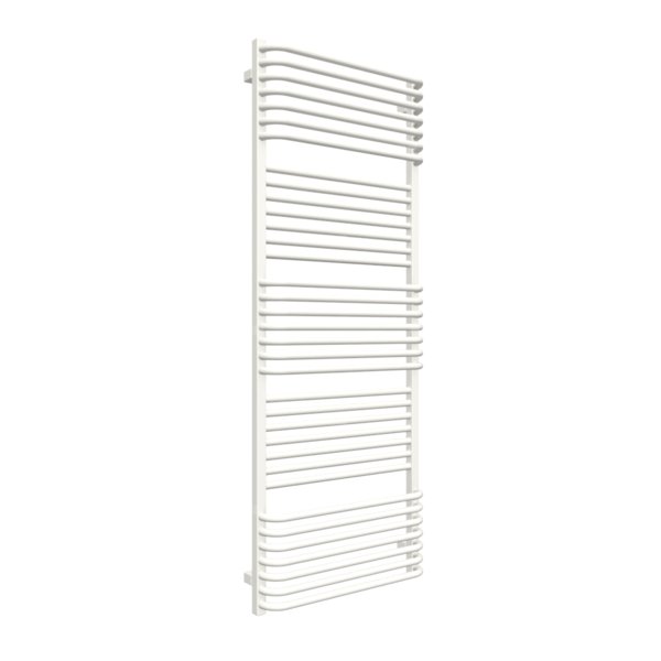 Grzejnik elektryczny TERMA POLA 600 x 1580 mm, kolor biały drogowy RAL9016, moc 1000 W, podłączenie E1, kabel prosty z wtyczką