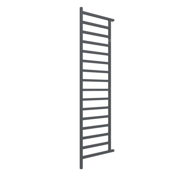 Grzejnik drabinkowy TERMA SimpleDW, podłączenie ZX, wym. 1995 x 500 mm, kolor szary antracytowy RAL7016, moc 707W