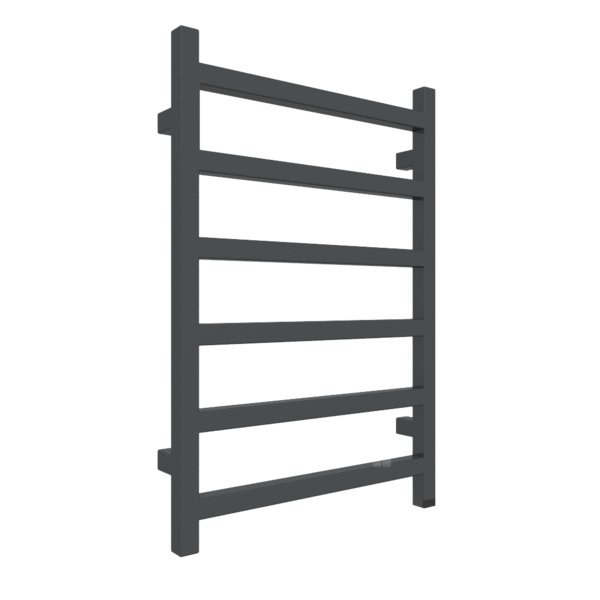 Grzejnik drabinkowy TERMA SIMPLE ONE, podłączenie S8, wym. 720 x 500 mm, kolor metaliczna czerń, moc 262W