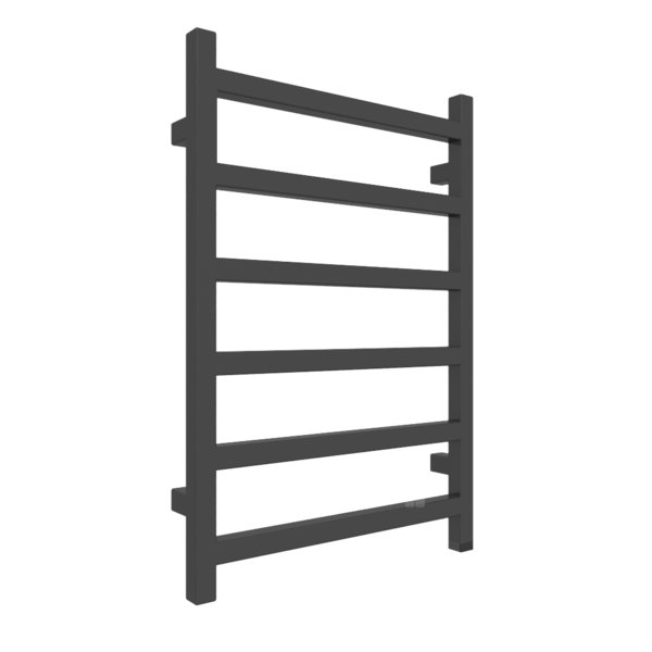 Grzejnik drabinkowy TERMA SIMPLE ONE, podłączenie S8, wym. 720 x 500 mm, kolor czarny sygnałowy RAL9004, moc 262W
