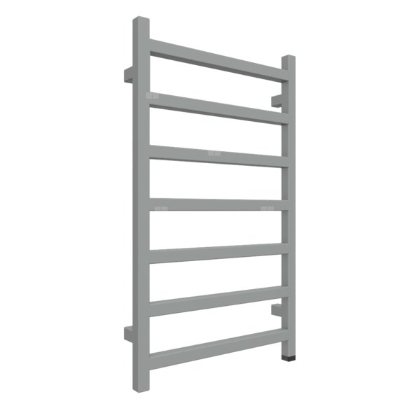 Grzejnik elektryczny TERMA SIMPLE ONE 500 x 840 mm, kolor sól i pieprz, moc 300 W, podłączenie E8, kabel spiralny z wtyczką 2,5m