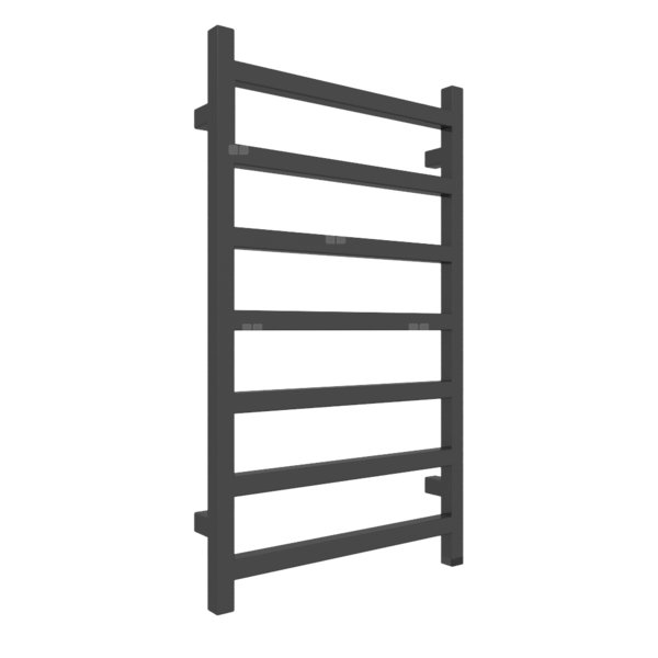Grzejnik drabinkowy TERMA SIMPLE ONE, podłączenie S8, wym. 840 x 500 mm, kolor czarny sygnałowy RAL9004, moc 306W