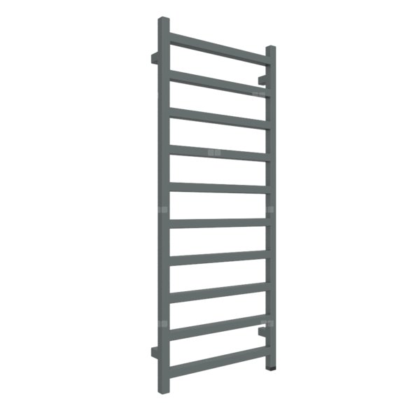 Grzejnik drabinkowy TERMA SIMPLE ONE, podłączenie S8, wym. 1200 x 500 mm, kolor metaliczny szary, moc 440W