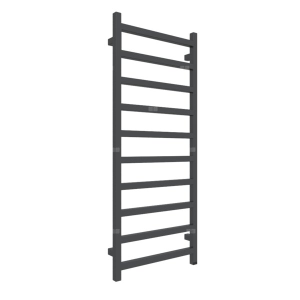 Grzejnik drabinkowy TERMA SIMPLE ONE, podłączenie S8, wym. 1200 x 500 mm, kolor metaliczna czerń, moc 440W