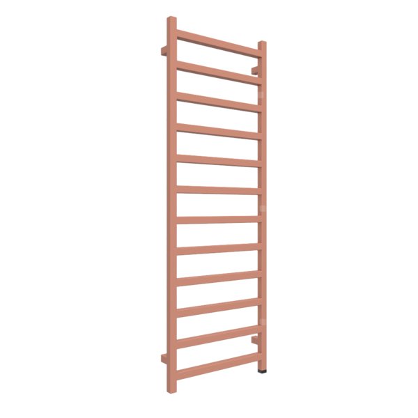 Grzejnik drabinkowy TERMA SIMPLE ONE, podłączenie S8, wym. 1440 x 500 mm, kolor brudny różowy RAL3012, moc 600W