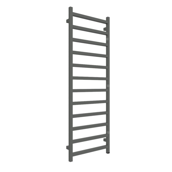 Grzejnik drabinkowy TERMA SIMPLE ONE, podłączenie S1, wym. 1440 x 500 mm, kolor szary drogowy b RAL7043, moc 529W