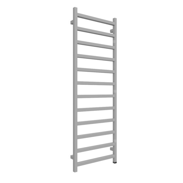 Grzejnik drabinkowy TERMA SIMPLE ONE, podłączenie S8, wym. 1440 x 500 mm, kolor jasne aluminium metaliczny RAL9006, moc 529W
