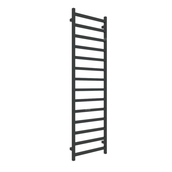 Grzejnik drabinkowy TERMA SIMPLE ONE, podłączenie S8, wym. 1680 x 500 mm, kolor czarny jak kruk soft RAL9005, moc 618W