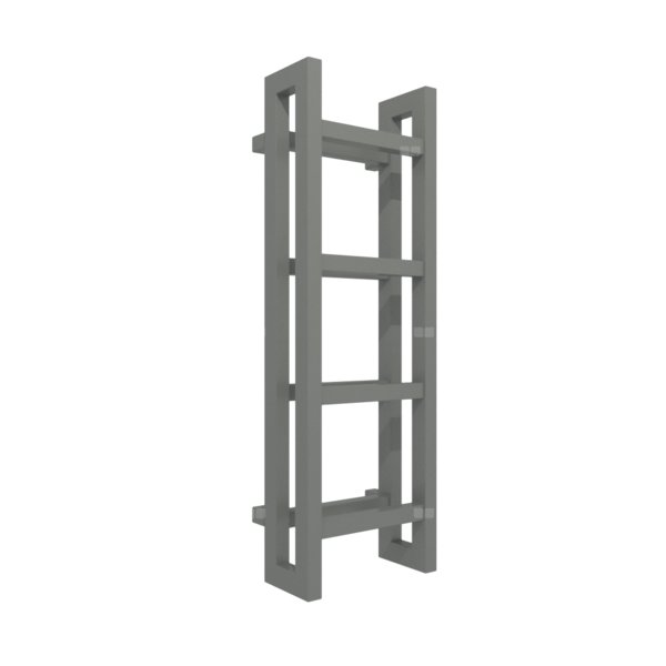 Grzejnik drabinkowy TERMA STAND, podłączenie 5L, wym. 920 x 300 mm, kolor nowoczesna szarość, moc 383W