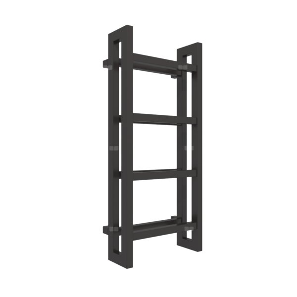 Grzejnik drabinkowy TERMA STAND, podłączenie SX, wym. 920 x 400 mm, kolor heban, moc 434W