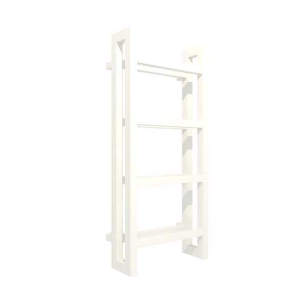 Grzejnik drabinkowy TERMA STAND, podłączenie SX, wym. 920 x 400 mm, kolor biały soft RAL9016, moc 434W