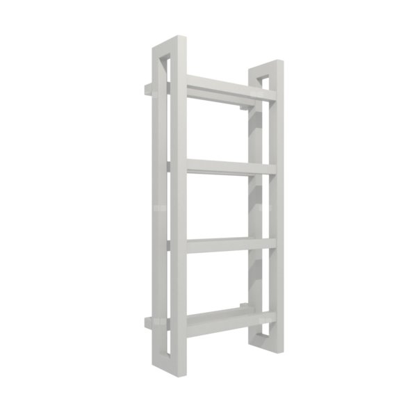 Grzejnik drabinkowy TERMA STAND, podłączenie SX, wym. 920 x 400 mm, kolor burzowe niebo, moc 434W