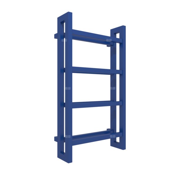 Grzejnik drabinkowy TERMA STAND, podłączenie SX, wym. 920 x 500 mm, kolor ultramaryna RAL5002, moc 486W