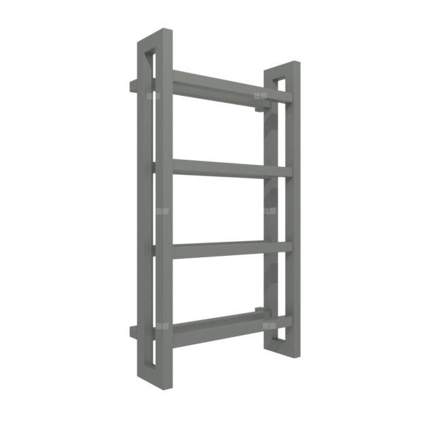 Grzejnik drabinkowy TERMA STAND, podłączenie SX, wym. 920 x 500 mm, kolor nowoczesna szarość, moc 486W