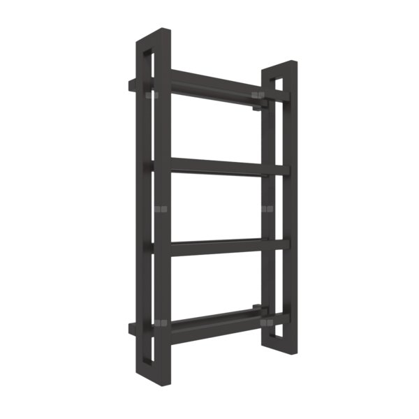 Grzejnik drabinkowy TERMA STAND, podłączenie SX, wym. 920 x 500 mm, kolor heban, moc 486W