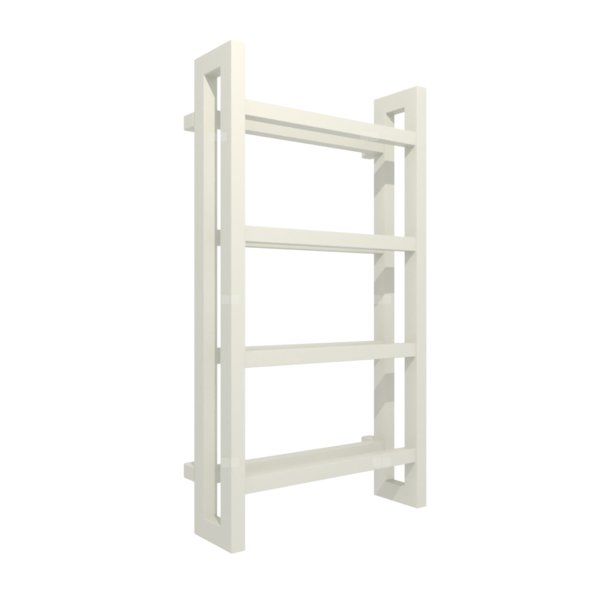 Grzejnik drabinkowy TERMA STAND, podłączenie SX, wym. 920 x 500 mm, kolor biało-szary RAL9002, moc 486W
