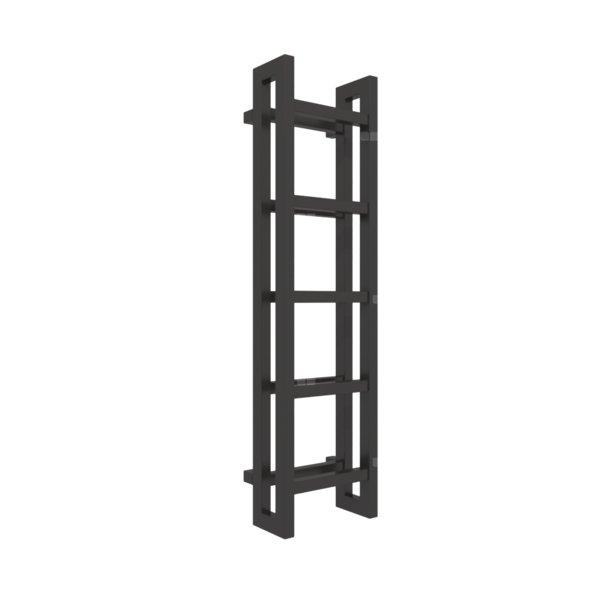 Grzejnik drabinkowy TERMA STAND, podłączenie SX, wym. 1150 x 300 mm, kolor heban, moc 480W