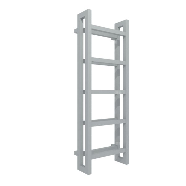 Grzejnik drabinkowy TERMA STAND, podłączenie SX, wym. 1150 x 400 mm, kolor szary okienny RAL7040, moc 547W