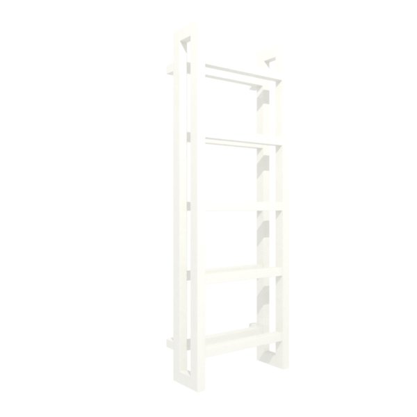 Grzejnik drabinkowy TERMA STAND, podłączenie SX, wym. 1150 x 400 mm, kolor biała ściana, moc 547W
