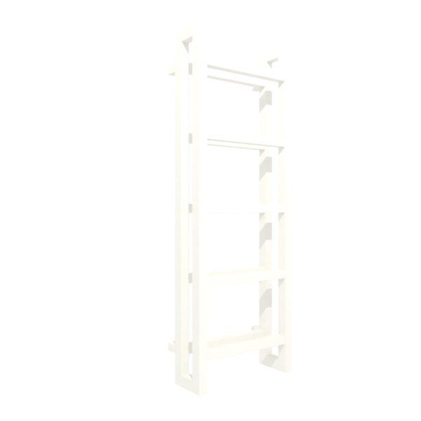 Grzejnik drabinkowy TERMA STAND, podłączenie SX, wym. 1150 x 400 mm, kolor biały soft RAL9016, moc 547W