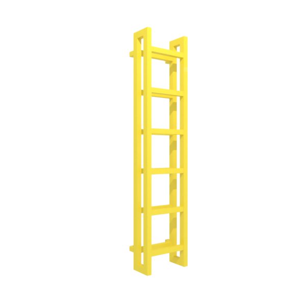 Grzejnik drabinkowy TERMA STAND, podłączenie SX, wym. 1380 x 300 mm, kolor miękkie zielone jabłko, moc 577W