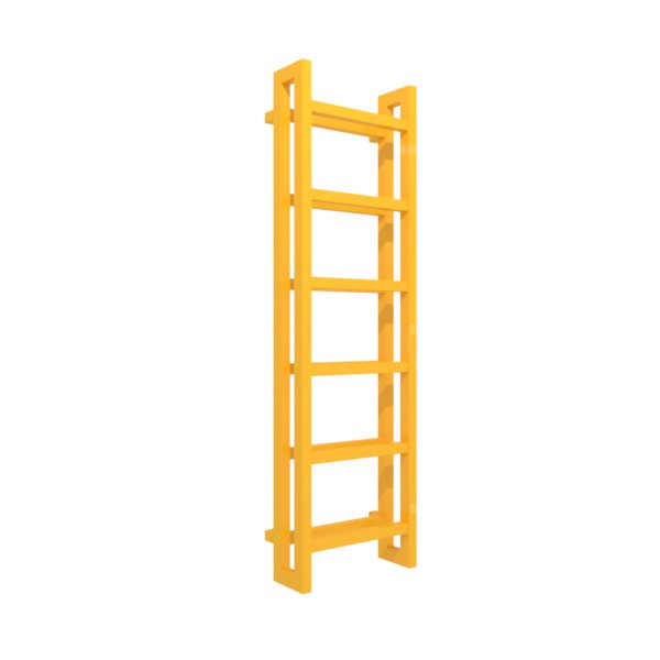 Grzejnik drabinkowy TERMA STAND, podłączenie SX, wym. 1380 x 400 mm, kolor piaskowo-szary soft RAL1023, moc 660W