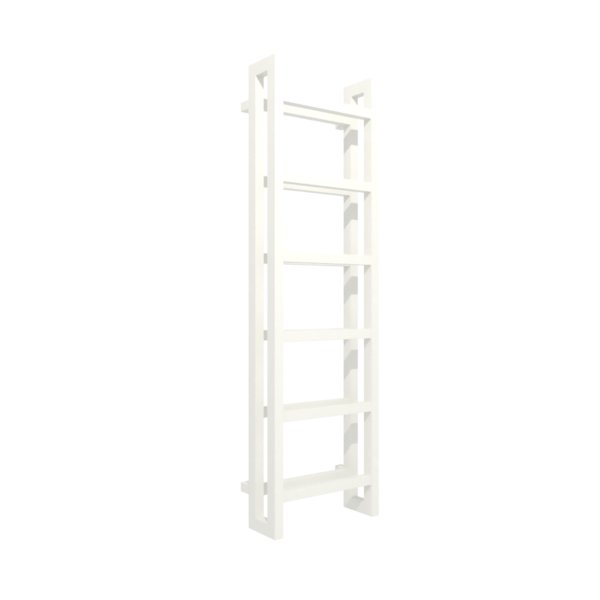 Grzejnik drabinkowy TERMA STAND, podłączenie SX, wym. 1380 x 400 mm, kolor biała ściana, moc 660W