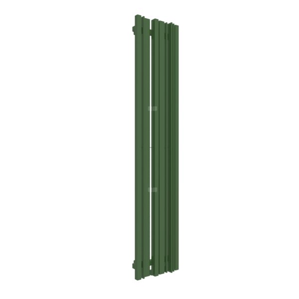 Grzejnik drabinkowy TERMA SHERWOODV, podłączenie Z1, wym. 1600 x 330 mm, kolor zielony liściasty RAL6002, moc 727W