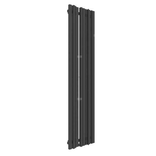 Grzejnik drabinkowy TERMA SHERWOODV, podłączenie ZX, wym. 1900 x 440 mm, kolor czarny RAL9017, moc 1135W