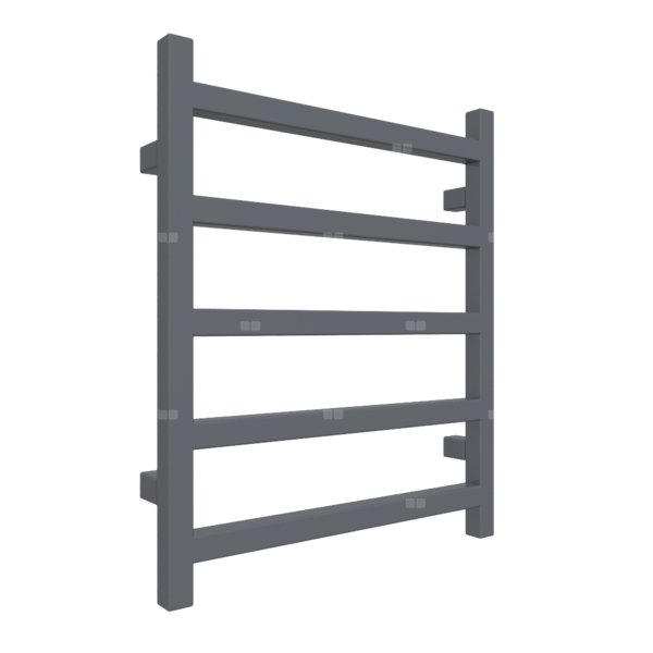 Grzejnik drabinkowy TERMA SIMPLE, podłączenie SX, wym. 600 x 500 mm, kolor szary żelazowy RAL7011, moc 217W