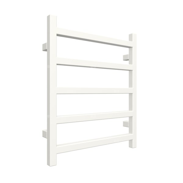 Grzejnik drabinkowy TERMA SIMPLE, podłączenie O1, wym. 600 x 500 mm, kolor biały drogowy RAL9016, moc 217W