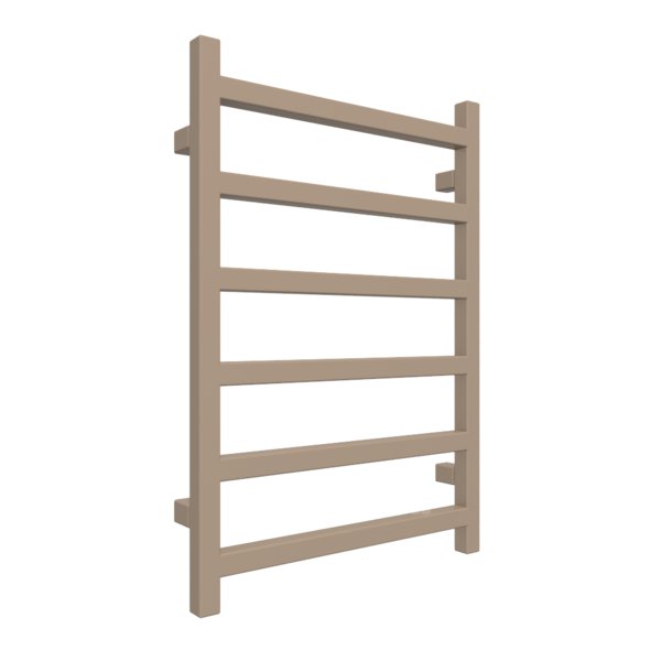 Grzejnik drabinkowy TERMA SIMPLE, podłączenie SX, wym. 720 x 500 mm, kolor kwarc, moc 262W