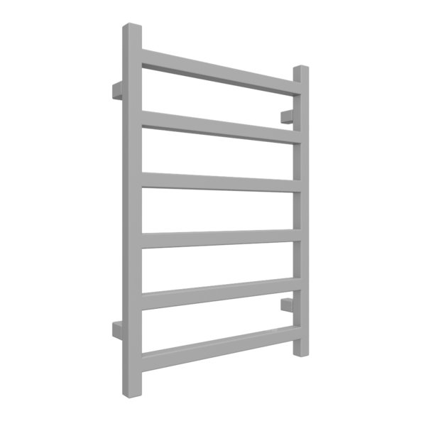 Grzejnik drabinkowy TERMA SIMPLE, podłączenie SX, wym. 720 x 500 mm, kolor jasne aluminium metaliczny RAL9006, moc 262W