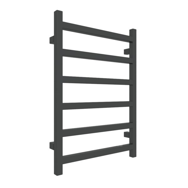 Grzejnik drabinkowy TERMA SIMPLE, podłączenie SX, wym. 720 x 500 mm, kolor czarny RAL9011, moc 262W
