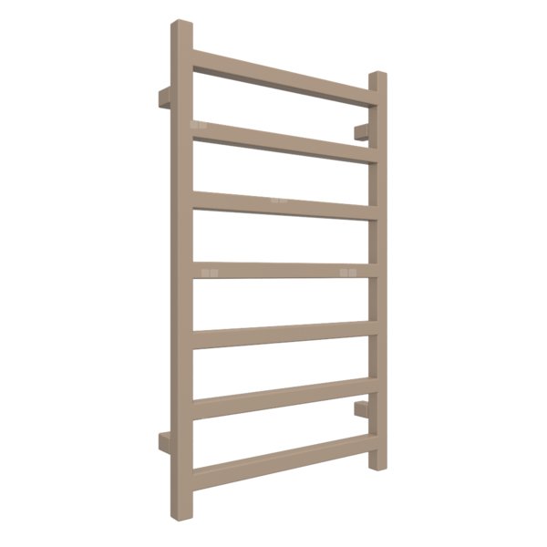 Grzejnik drabinkowy TERMA SIMPLE, podłączenie SX, wym. 840 x 500 mm, kolor jasna miedź, moc 306W