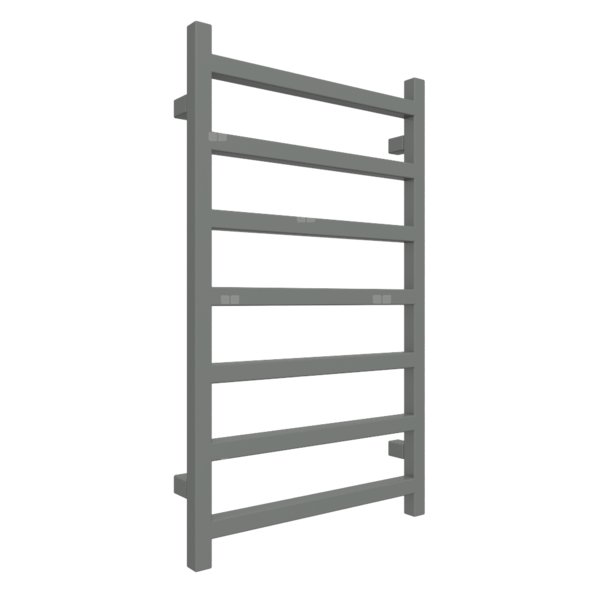 Grzejnik drabinkowy TERMA SIMPLE, podłączenie ZX, wym. 840 x 500 mm, kolor nowoczesna szarość, moc 306W