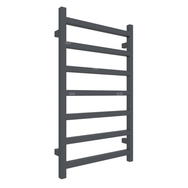 Grzejnik drabinkowy TERMA SIMPLE, podłączenie ZX, wym. 840 x 500 mm, kolor szary antracytowy RAL7016, moc 306W