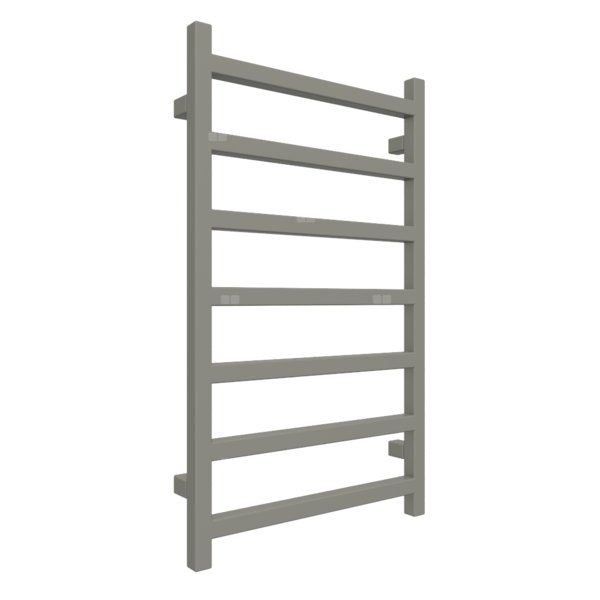Grzejnik drabinkowy TERMA SIMPLE, podłączenie SX, wym. 840 x 500 mm, kolor szary betonowy RAL7023, moc 306W
