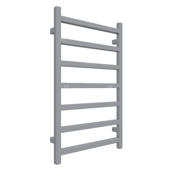 Grzejnik drabinkowy TERMA SIMPLE, podłączenie SX, wym. 840 x 500 mm, kolor szary RAL7045, moc 306W