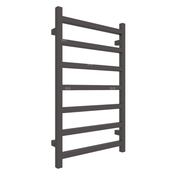 Grzejnik drabinkowy TERMA SIMPLE, podłączenie ZX, wym. 840 x 500 mm, kolor brązowy szary RAL8019, moc 306W