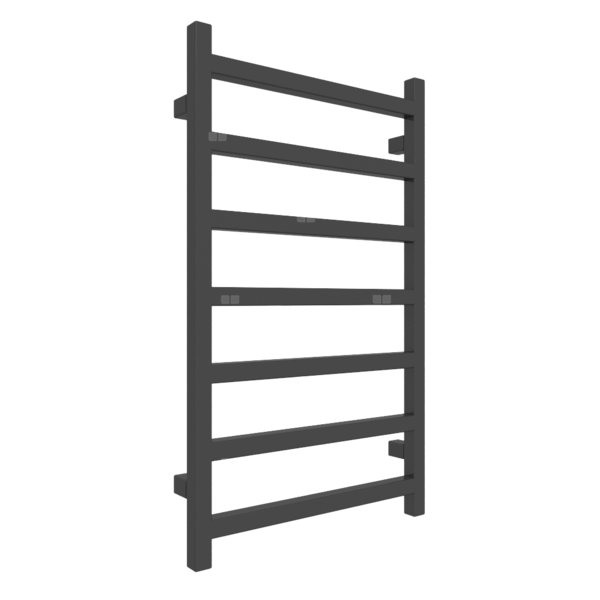 Grzejnik drabinkowy TERMA SIMPLE, podłączenie ZX, wym. 840 x 500 mm, kolor czarny sygnałowy RAL9004, moc 306W
