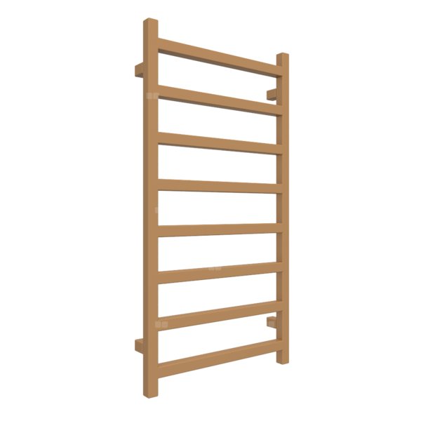 Grzejnik drabinkowy TERMA SIMPLE, podłączenie ZX, wym. 960 x 500 mm, kolor miedź, moc 351W